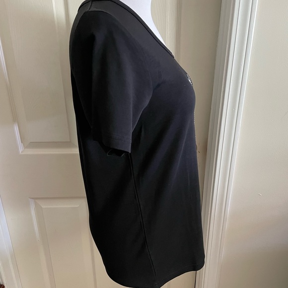 Black t- shirt with horse design 💯 % cotton NWOT - Picture 6 of 6